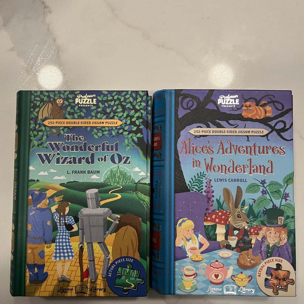 Professor Puzzle The Wonderful Wizard of Oz and Alice in Wonderland